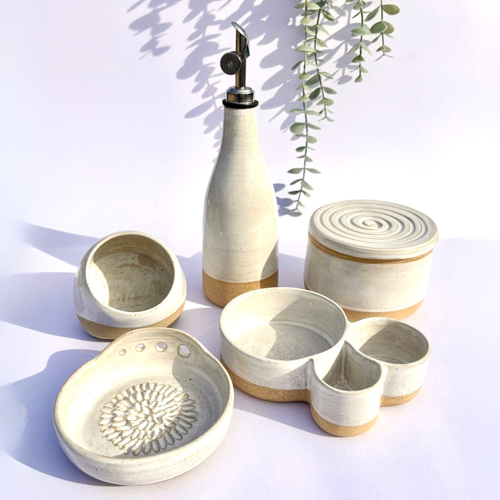 Tan Speckled Ceramic Collection