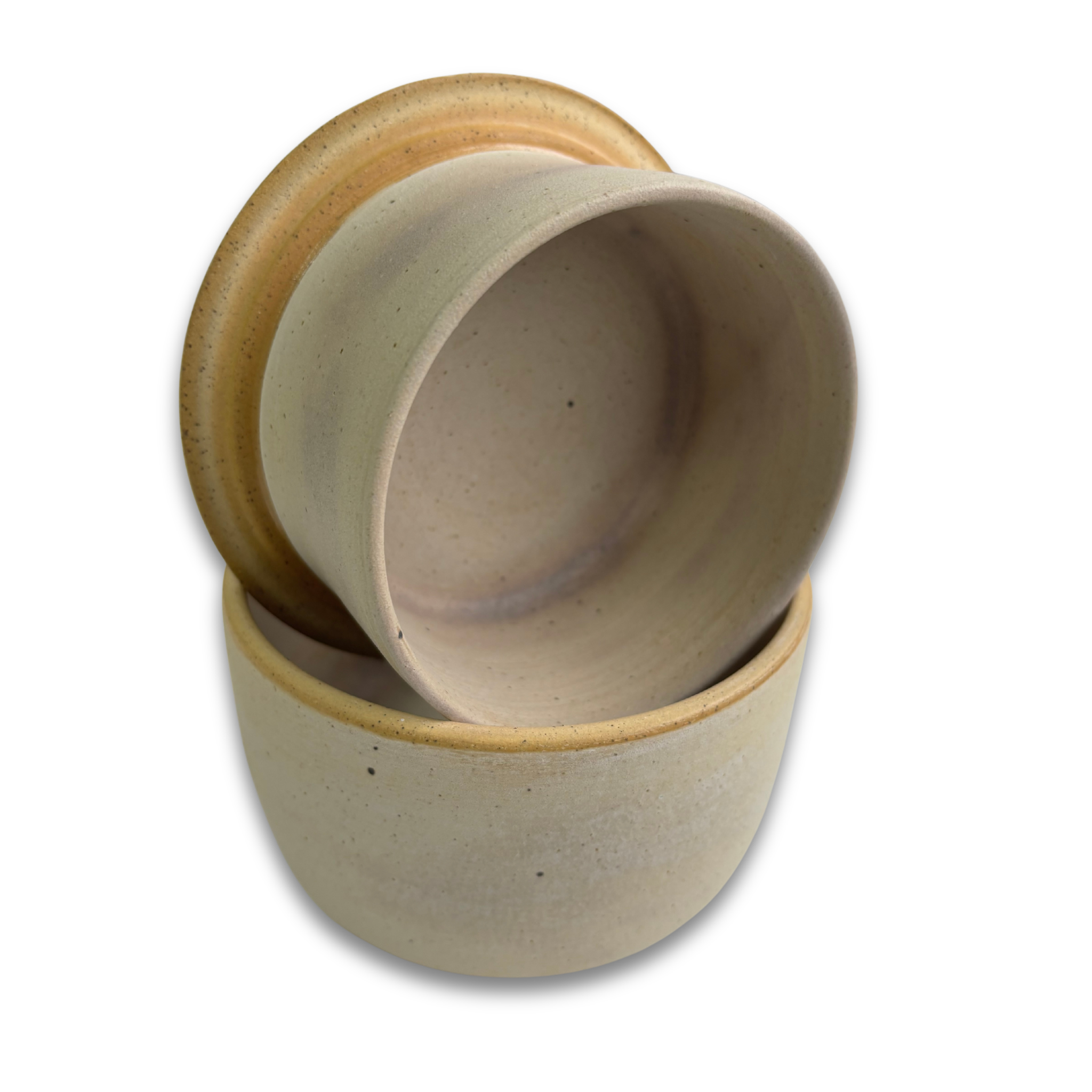 Butter Bell in Tan Speckled Clay in Sealers Cove Matte – Clay Create Australia