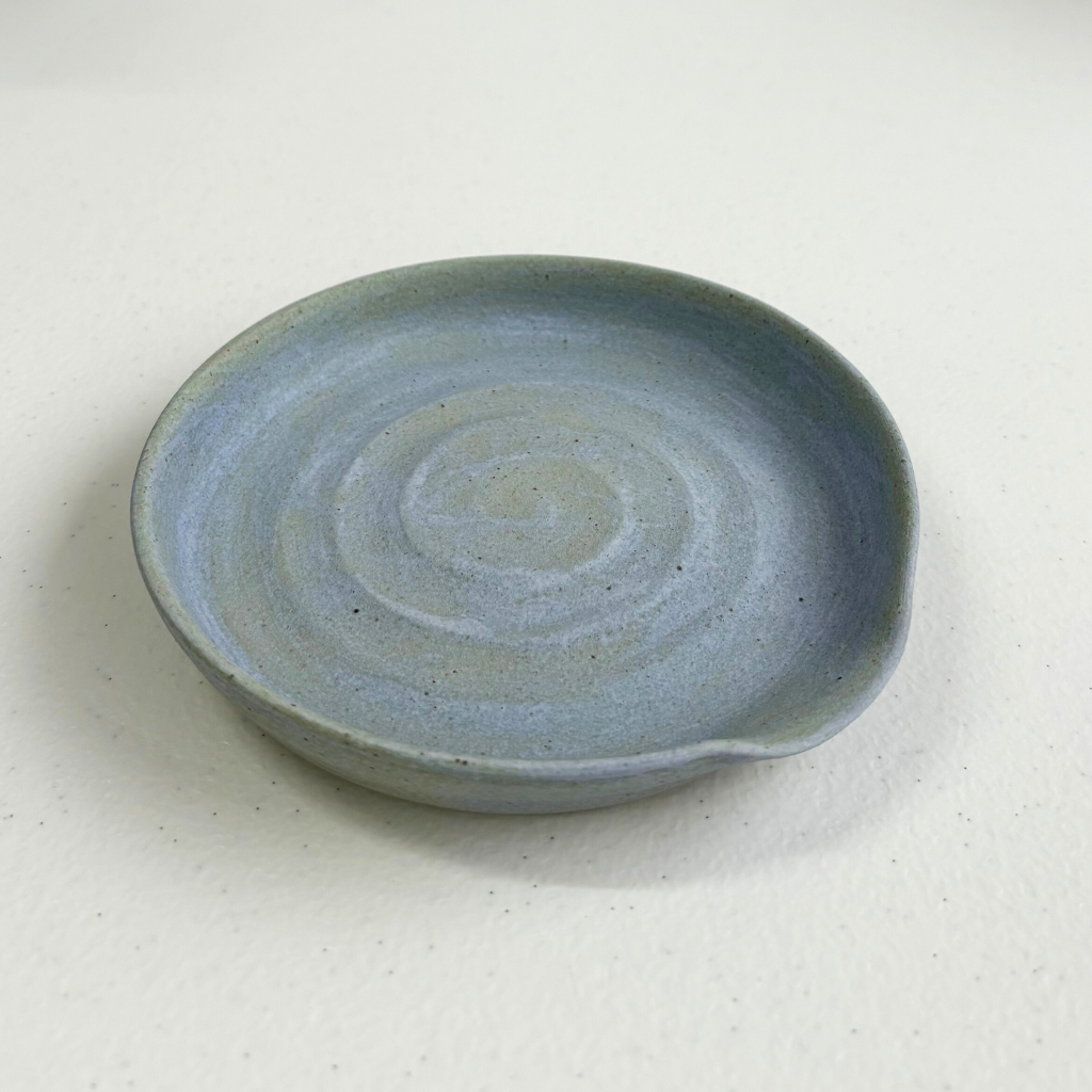 Spoon Rest in White Speckled Clay in Byron Bay Matte – Clay Create Australia