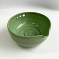 Grater Dressing Bowl in Tan Speckled Clay in Mint Green Gloss – Clay Create Australia