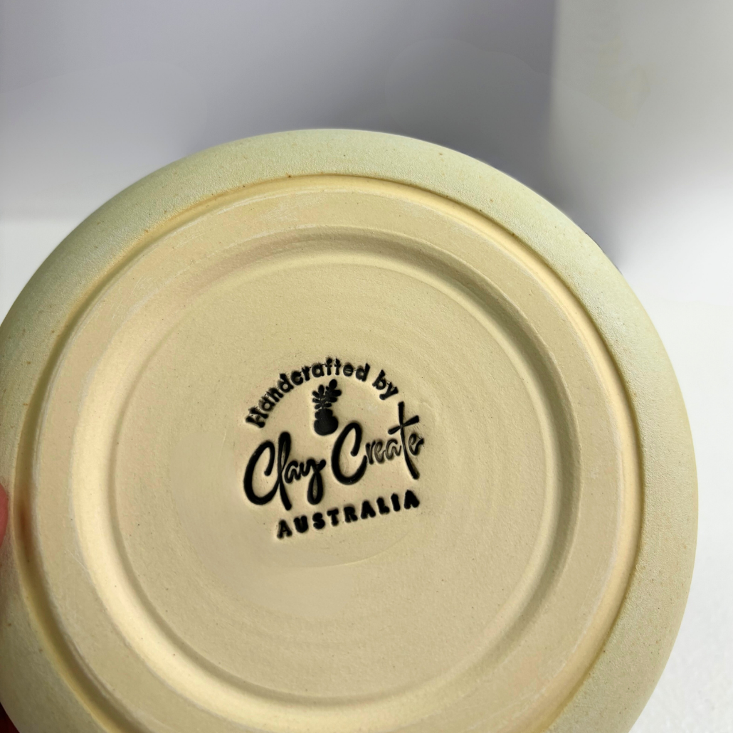 Olive - Nut - Dip Bowl in Off White Clay – Clay Create Australia