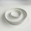 Olive - Nut - Dip Bowl in White Speckled Clay in White Gloss – Clay Create Australia