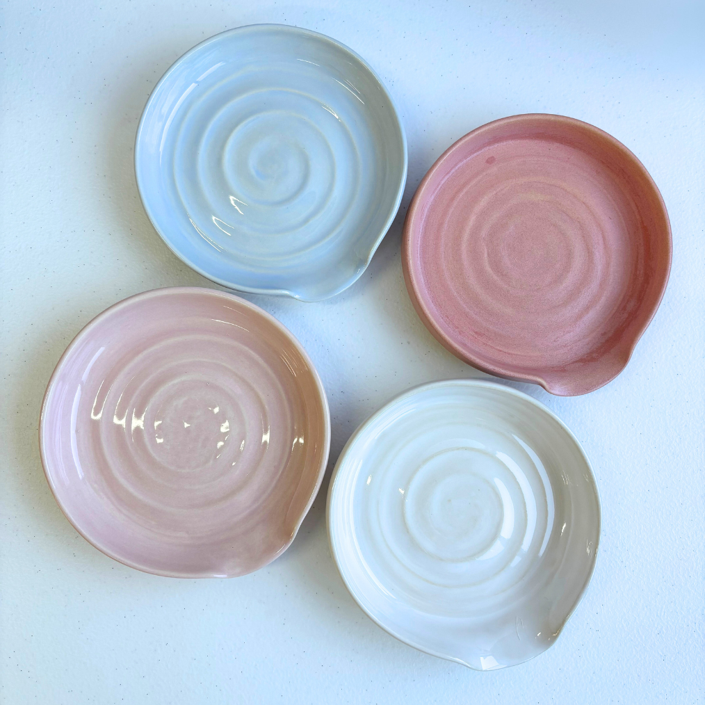 Spoon Rest in Off White Clay – Clay Create Australia
