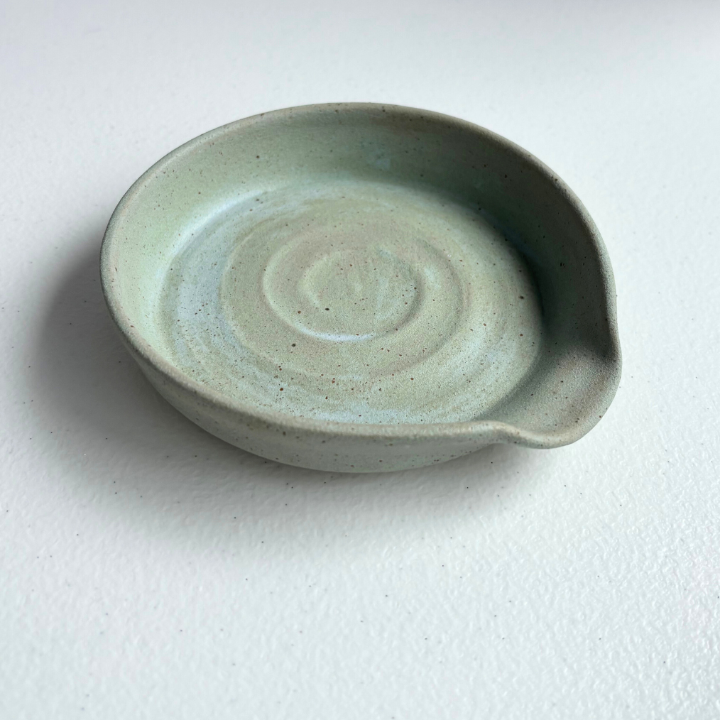 Spoon Rest in Tan Speckled Clay in Byron Bay Matte – Clay Create Australia